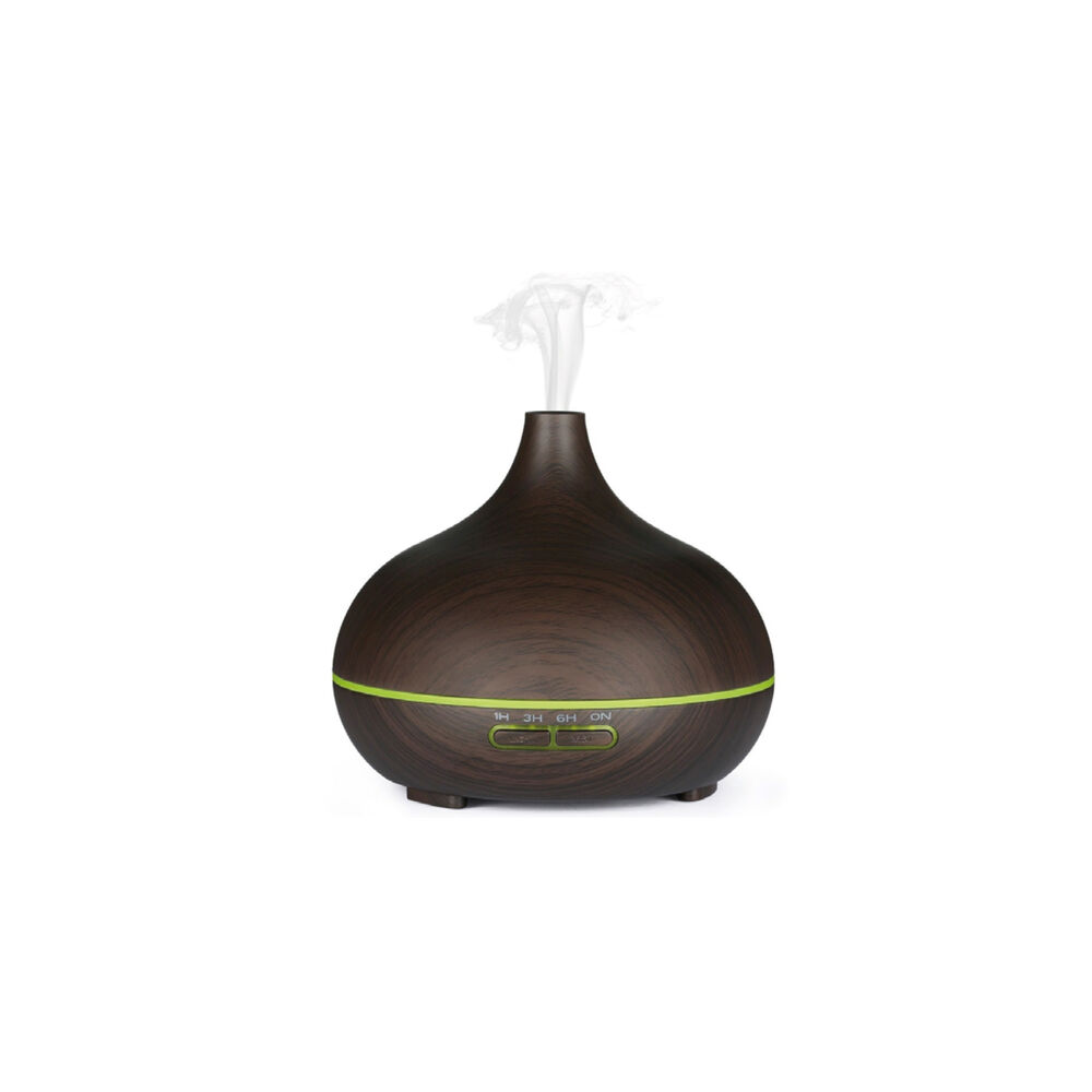 Humidificador Y Difusor De Aromas 300ml Madera Oscuro - Ps image number 0.0