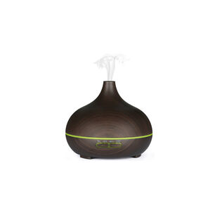 Humidificador Y Difusor De Aromas 300ml Madera Oscuro - Ps