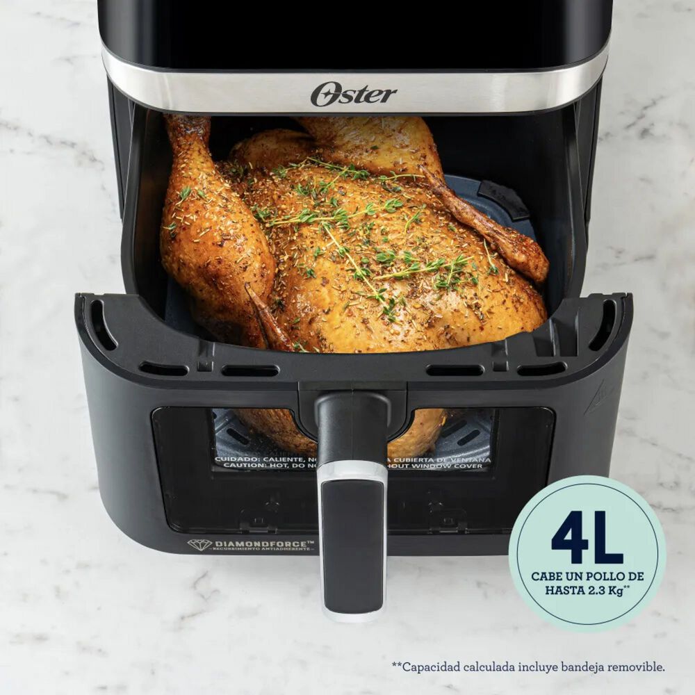 Freidora Air Fryer Oster 4l Visor 10 Prog 2204820 image number 5.0