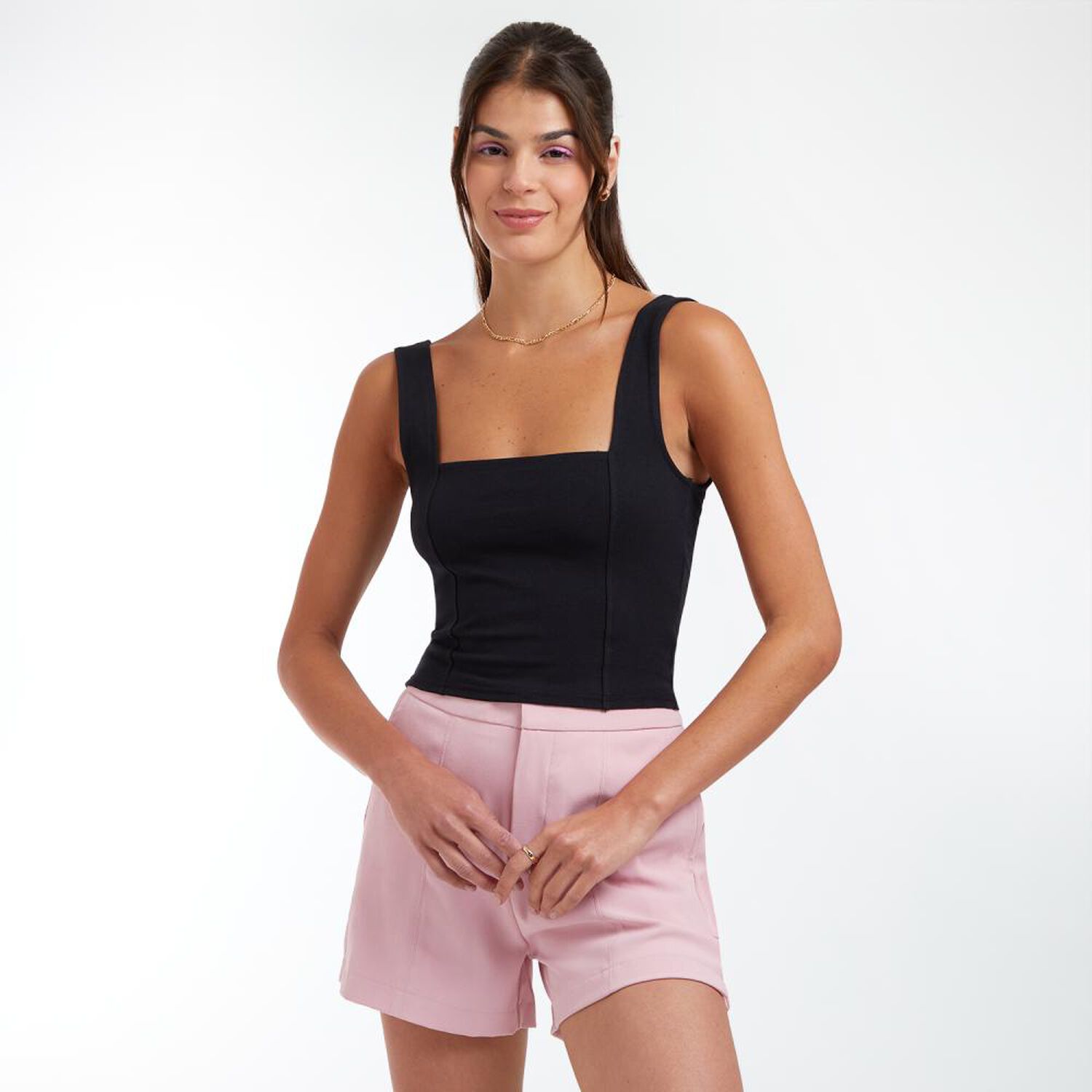 Peto Tipo Cors&eacute; Sin Mangas Cuello Cuadrado Mujer Freedom image number 0.0