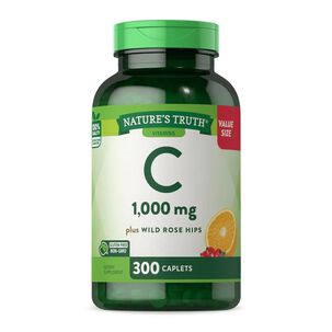 Vitamina C 1000 Mg Plus Con Rosa Mosqueta 300 Caps