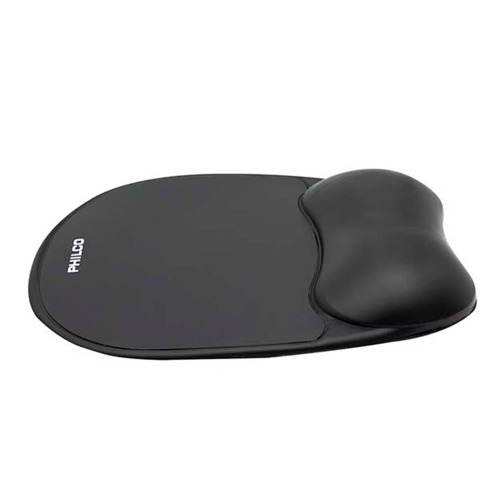 Mousepad Con Apoya Muñecas De Gel Negro M00214 image number 2.0