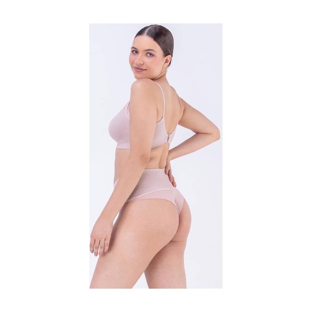 Sost&eacute;n Lactancia Sin Costuras Tira Encaje - Palo Rosa image number 2.0