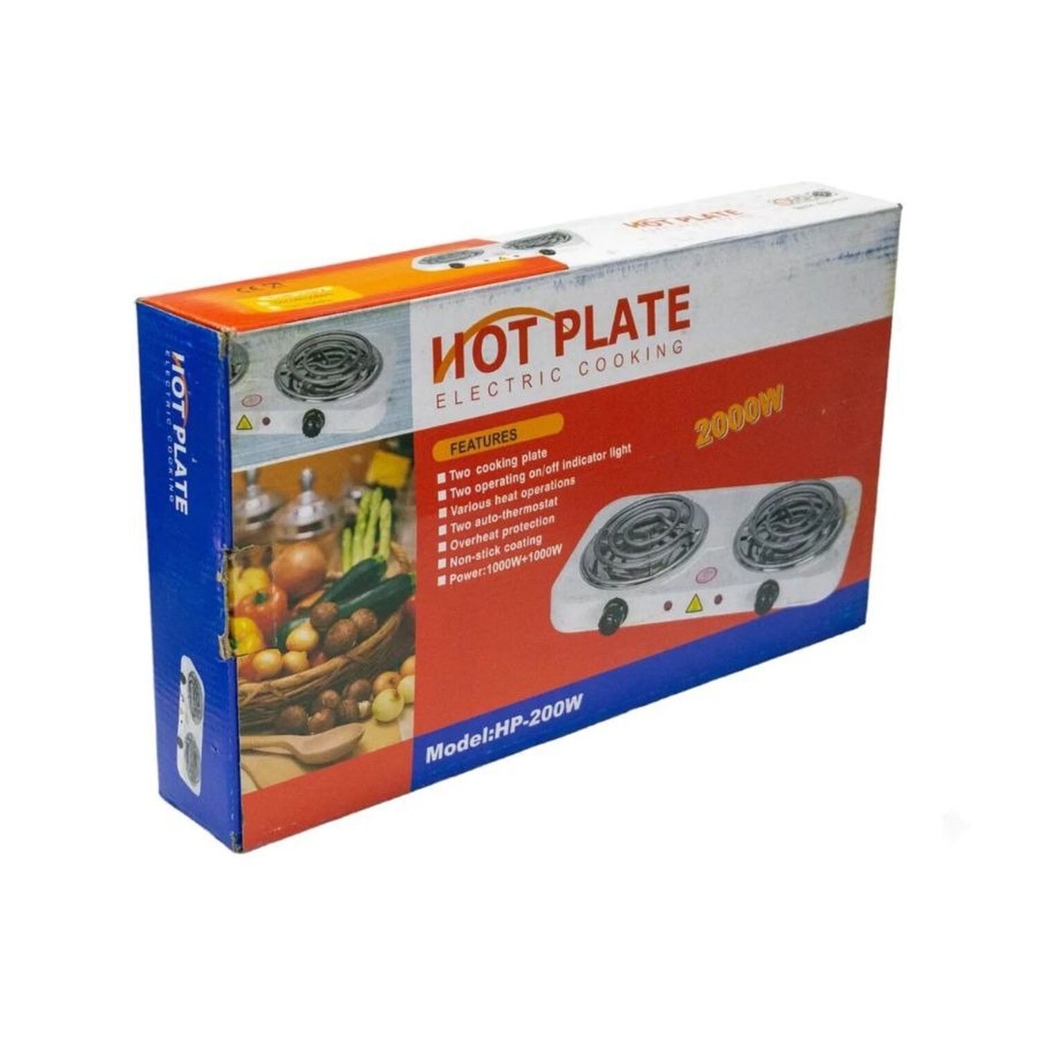 Cocina El&eacute;ctrica Port&aacute;til Dos Platos 2000w image number 1.0