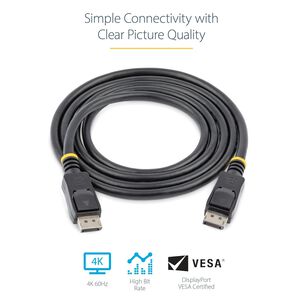 Cable Startech Certificado Dp Con Cierre De Seguridad