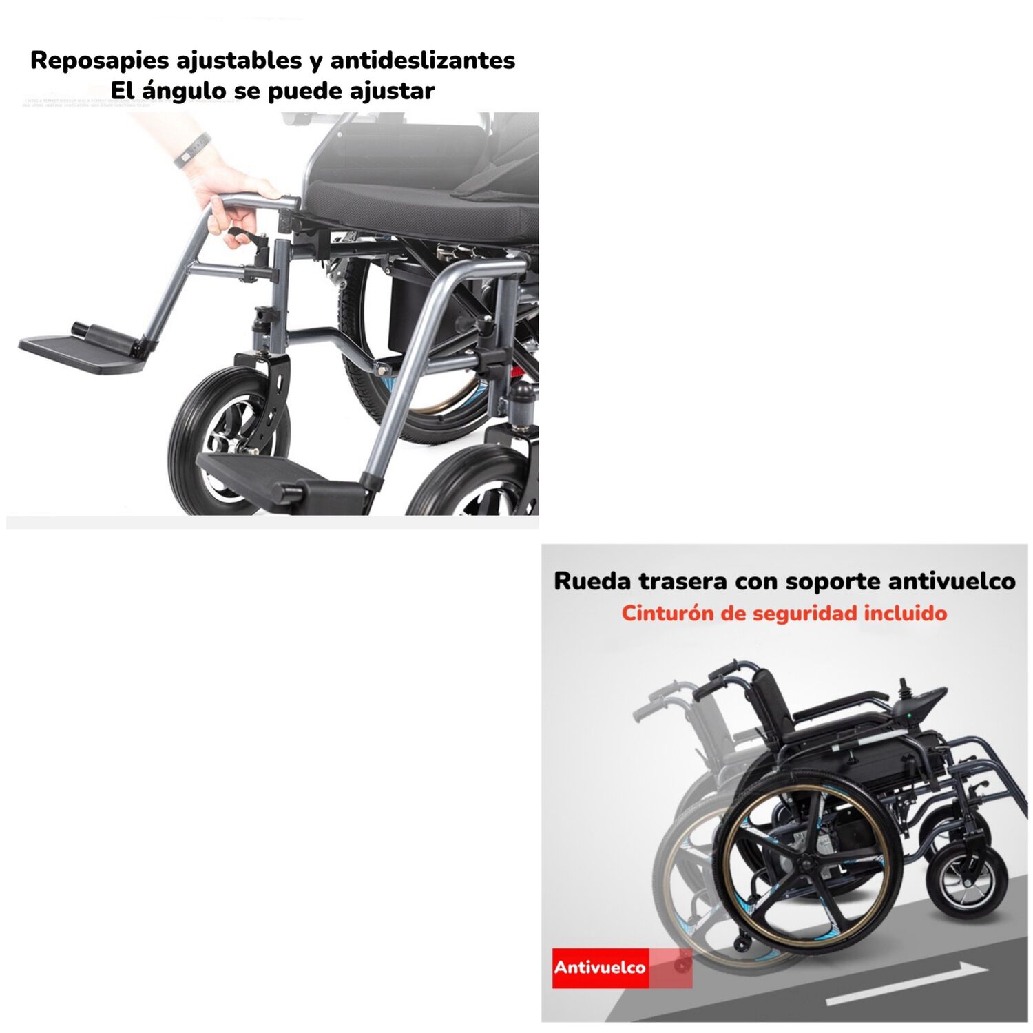 Silla De Ruedas El&eacute;ctrica Plegable Movix By Lubabycas image number 5.0