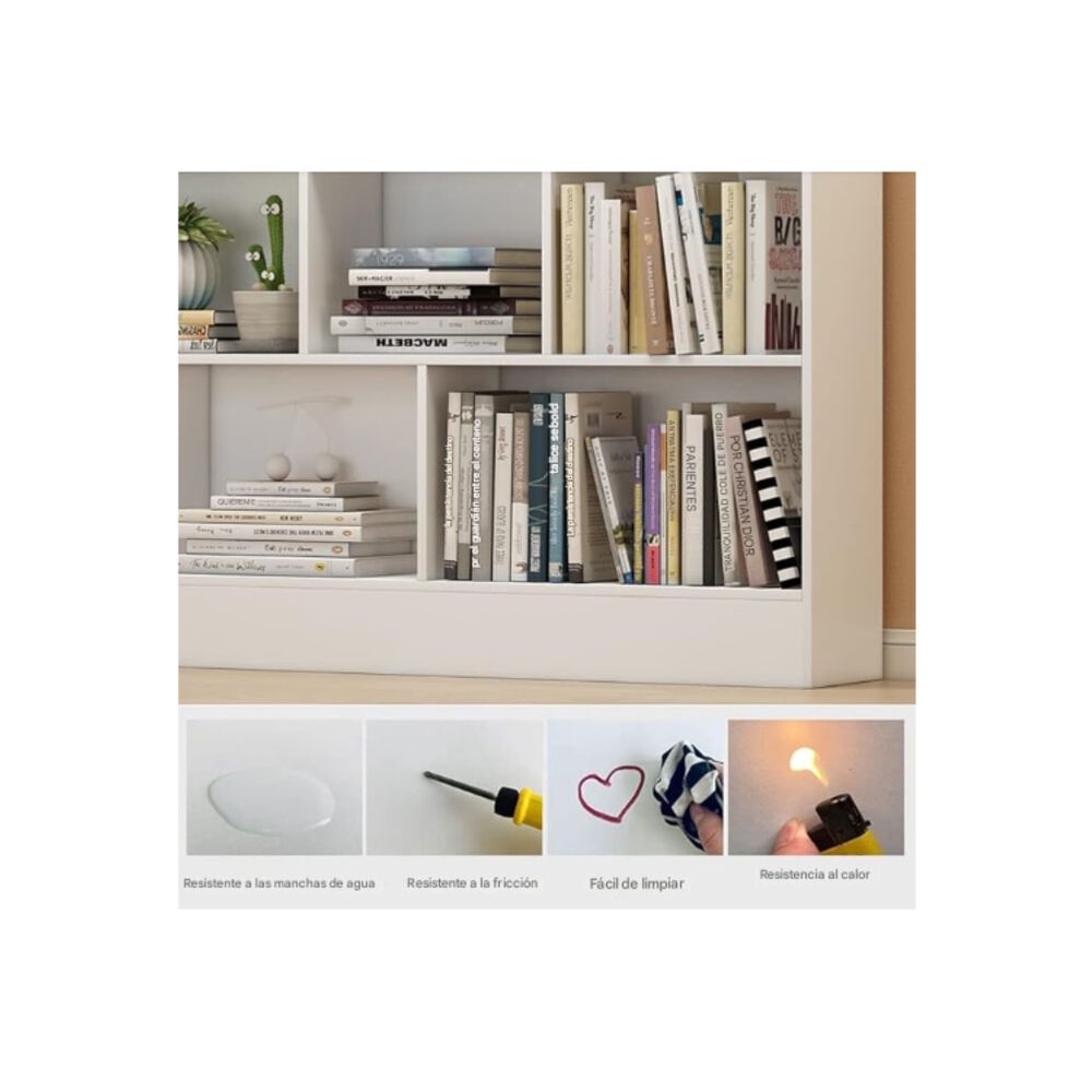 Estante Organizador Multifuncional De Madera Librero image number 1.0