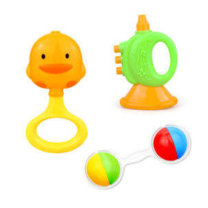 Set 3 Sonajeros Para Beb&eacute;s Juguete Estimulaci&oacute;n Temprana