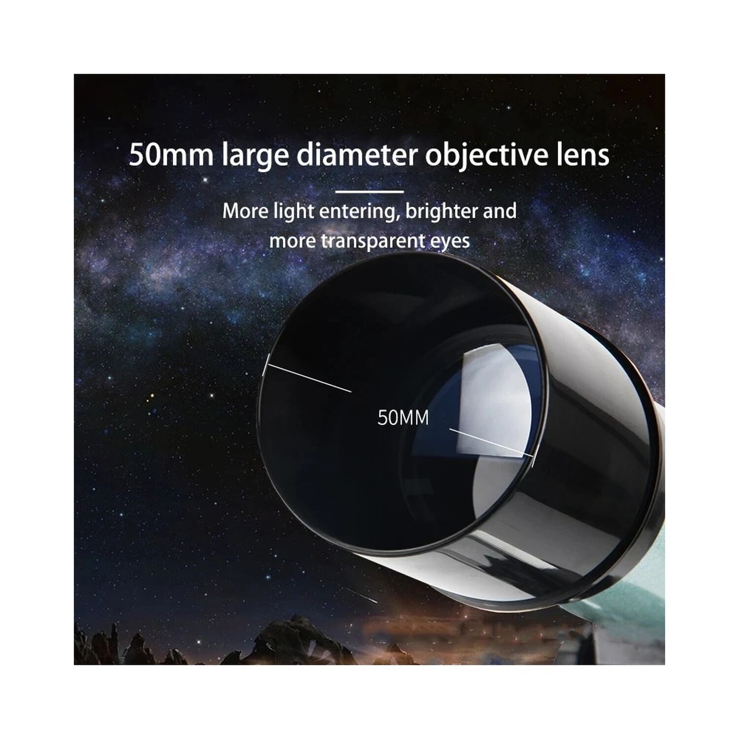 Telescopio Astron&oacute;mico Monocular 90x Hd De Aluminio Tl-070 image number 2.0