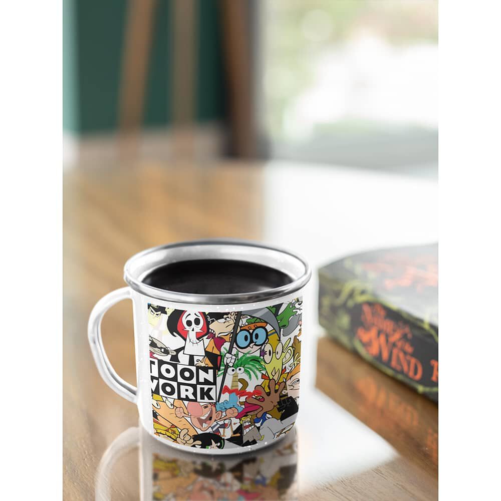 Taza Enlozada Lechera Cartoon Network Monitos Animados image number 2.0