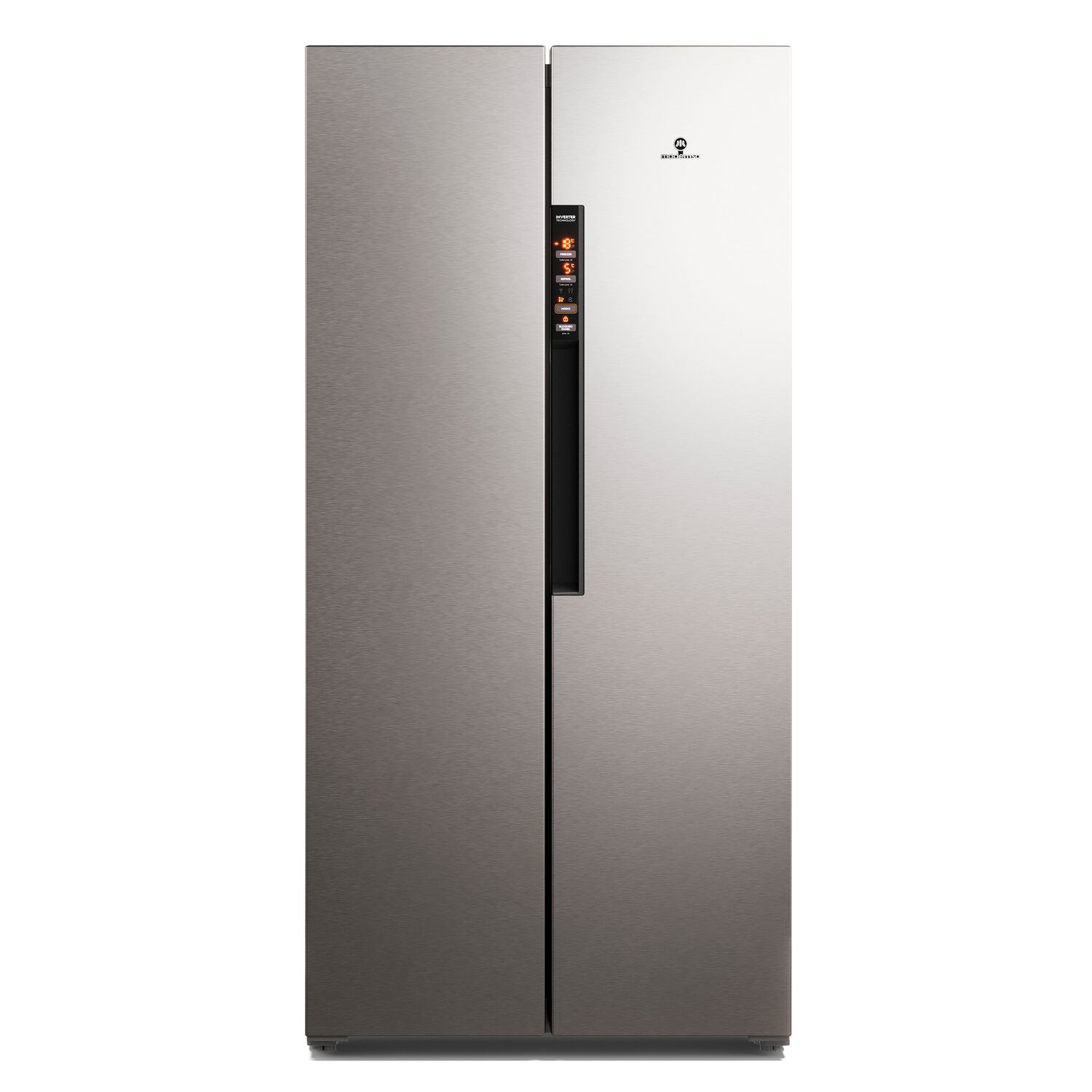 Refrigerador Mademsa 430l No Frost Side By Side Mas430 Inox image number 0.0