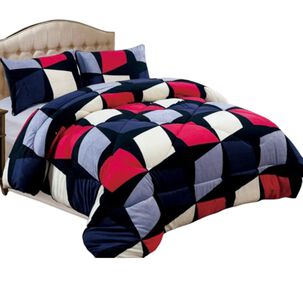 Cobertor De Invierno Plush Con Chiporro 2 Plazas + 2 Fundas De Almohada Ccp-39