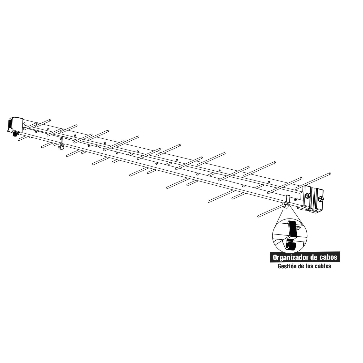 Antena Externa Hd 17dbi + Mastil + 16m Cable Coaxial- Lte2017 -brasforma image number 3.0