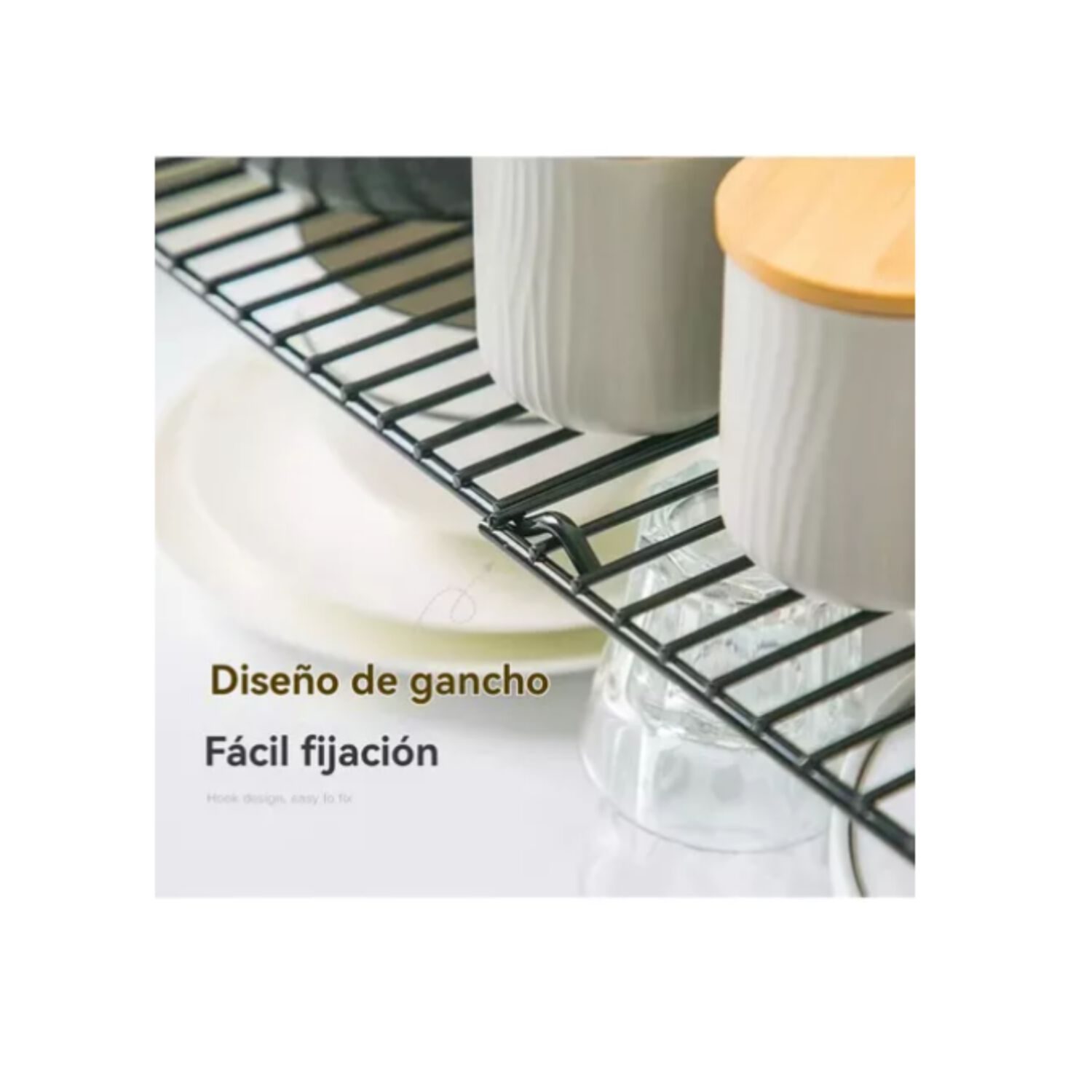 Repisa Extensible De Hierro Apilable Organizador Rack Cocina image number 6.0