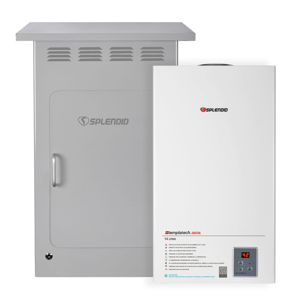 Pack Calefont 14l Tiro Natural Gas Licuado + Gabinete image number 0.0