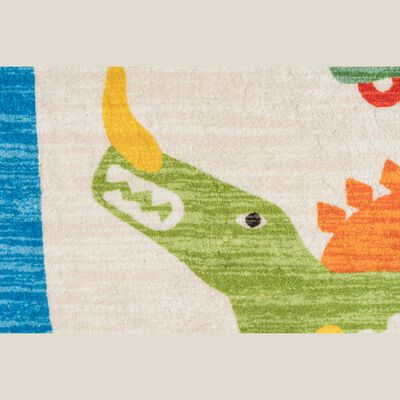 Alfombra Casaideal Kids Dinos / 80 x 120 Cm