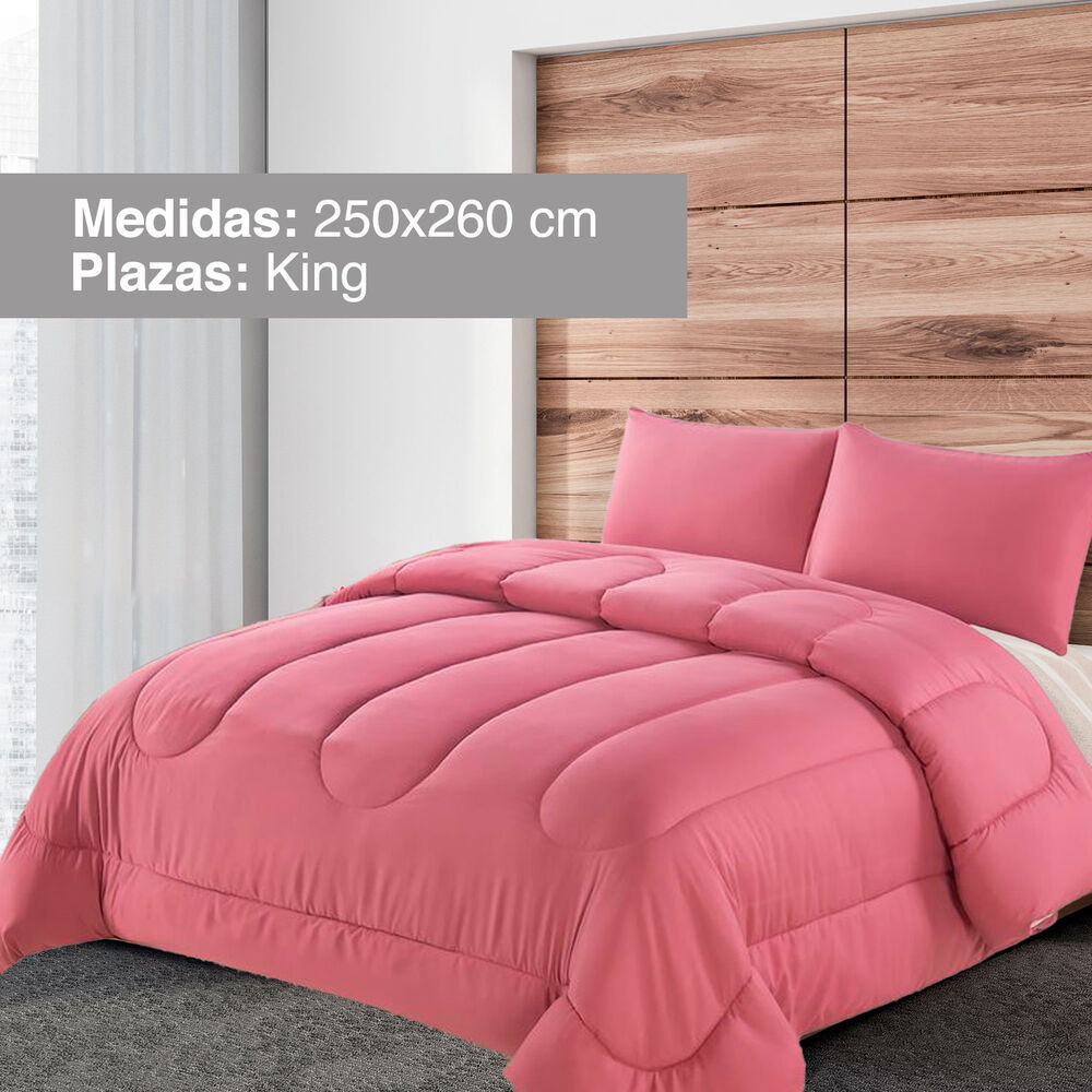 Plum&oacute;n Liso Colors King Rosado image number 1.0
