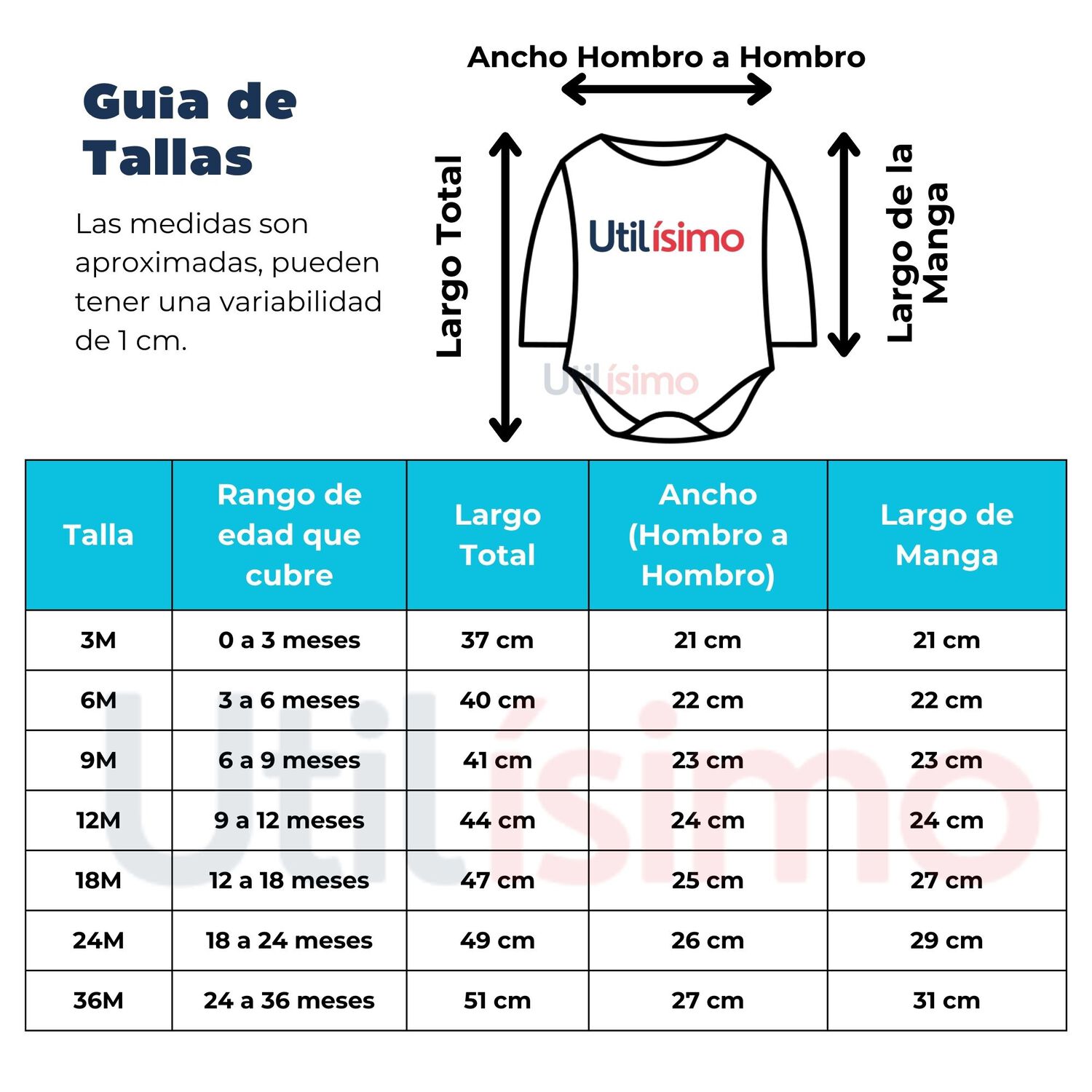 Pack 5 Bodys Beb&eacute; Ni&ntilde;a Manga Larga Tedmimak 100% Algod&oacute;n Rabbit Princess image number 2.0