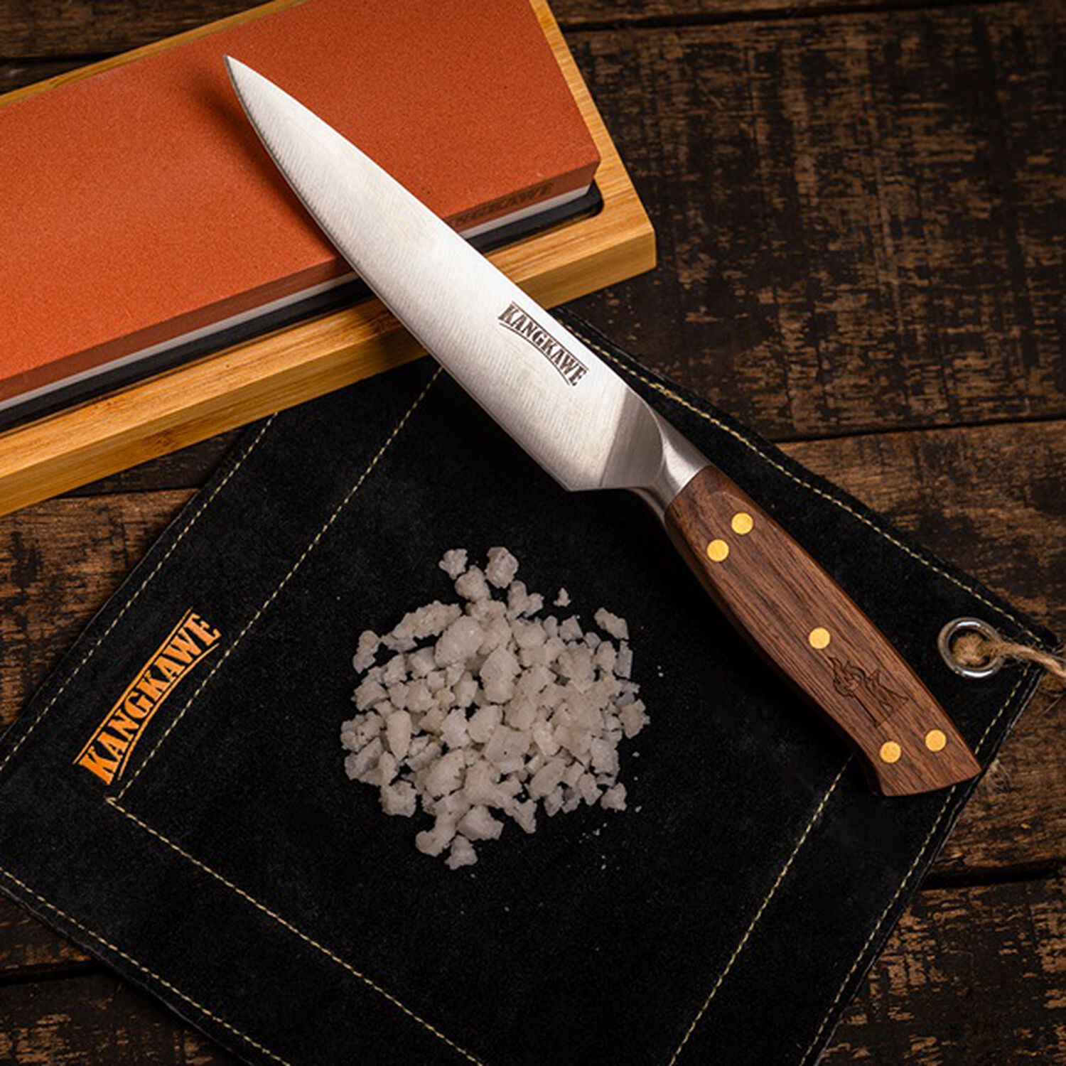 Cuchillo 5" Pellaifa Con Funda 100% Cuero Caf&eacute; image number 2.0