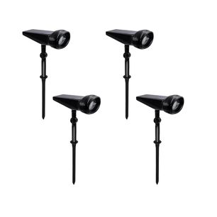 Pack 4 Foco Estaca Para Exterior Led Solar Contra Agua