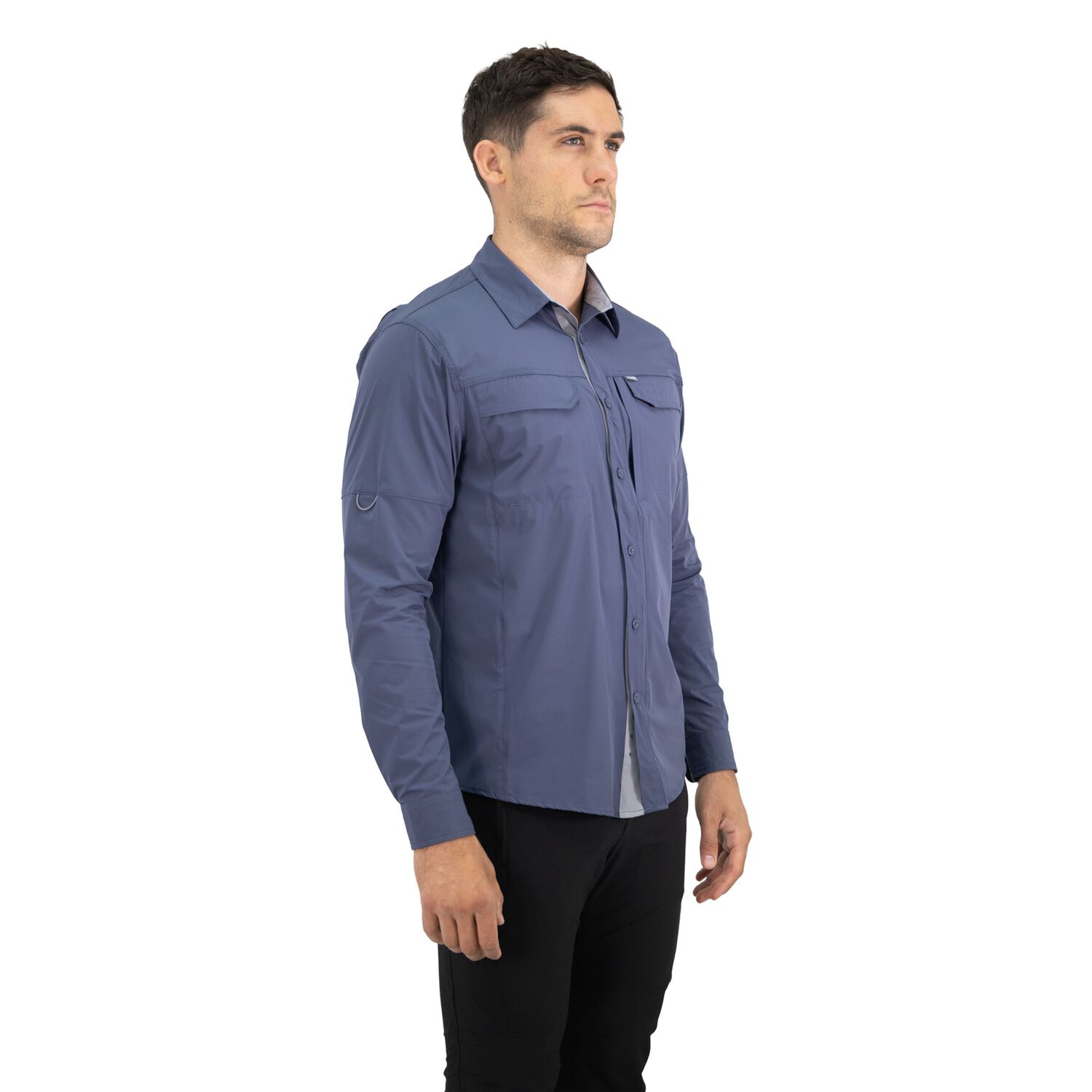 Camisa Hw Antakari Spandex Azul image number 1.0