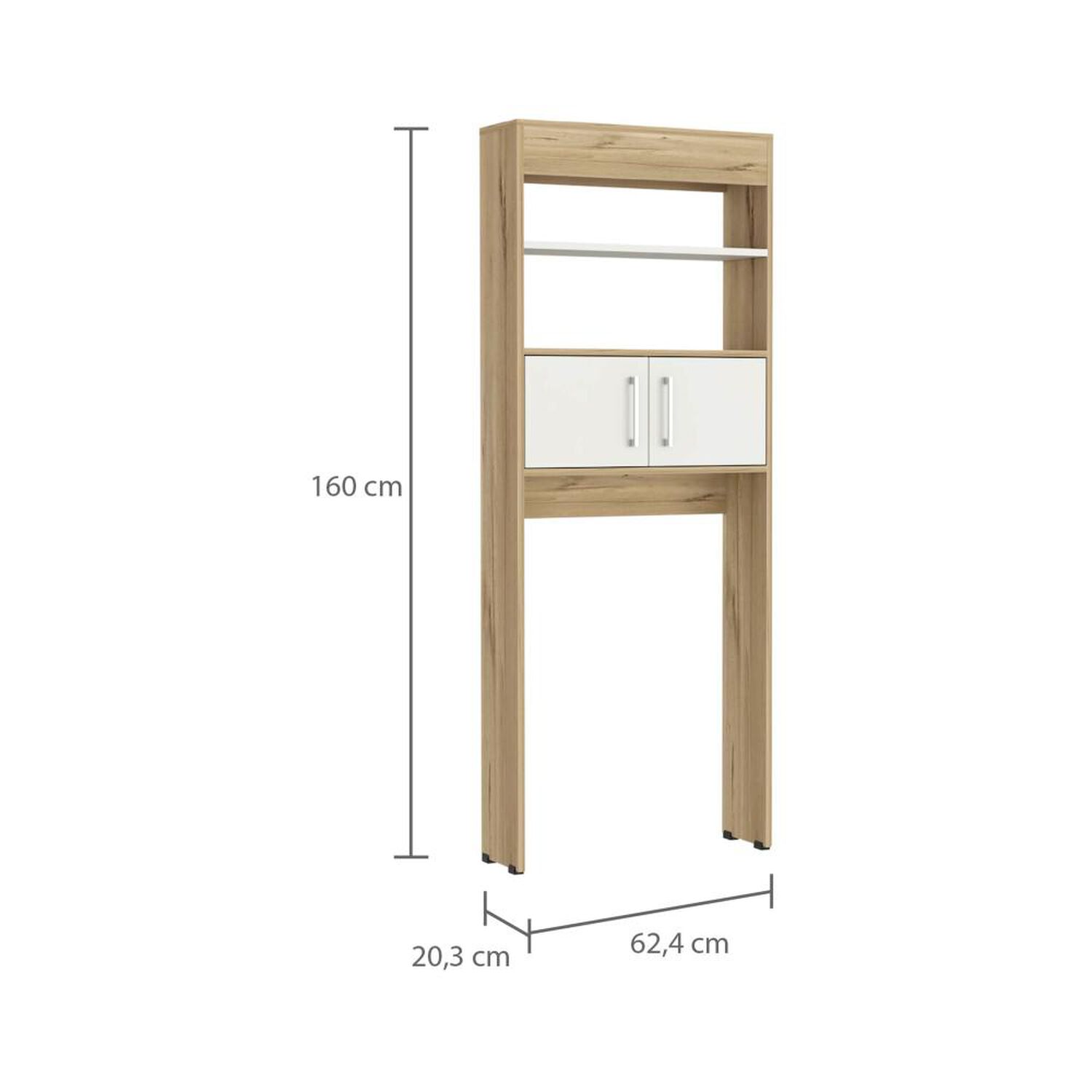 Mueble De Ba&ntilde;o Tuhome Almacenamiento Bath Bi Color / 2 Puertas image number 10.0