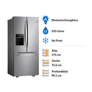 Refrigerador French Door LG LM22SGPK / No Frost / 533 Litros / A+