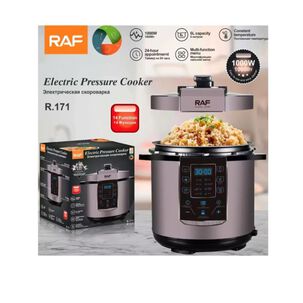 Olla A Presión Arrocera Raf 6l Eléctrica Multifuncional R171