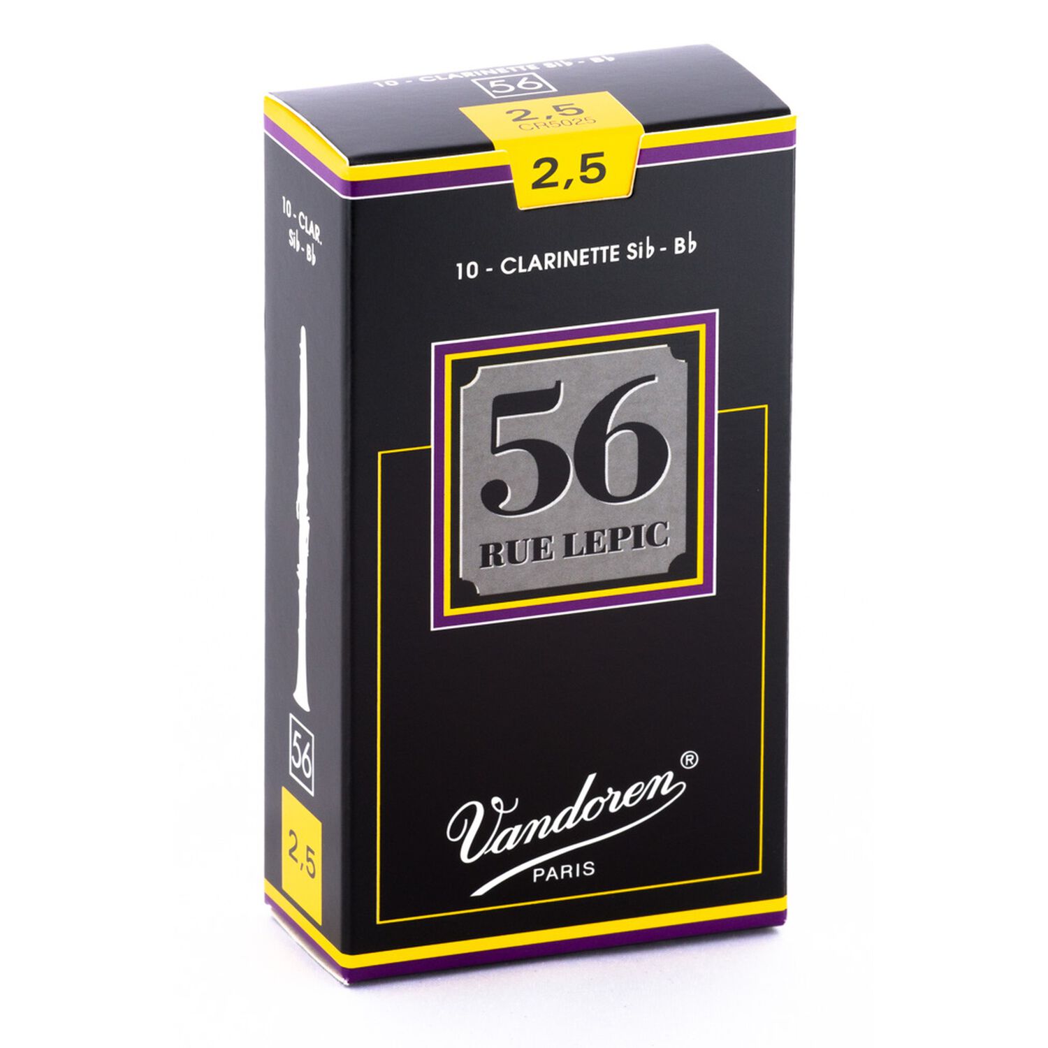 Cajas De Ca&ntilde;as Clarinete Sib 56rlepic N&ordm;2.5 Cr5025 Vandoren image number 0.0
