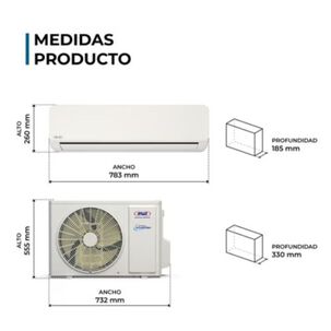 Aire Acondicionado 12000 Btu Tipo Split Muro Anwo Inverter