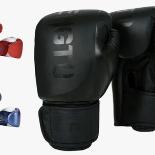 Guantes De Boxeo Profesional De Alta Calidad Negro 14oz