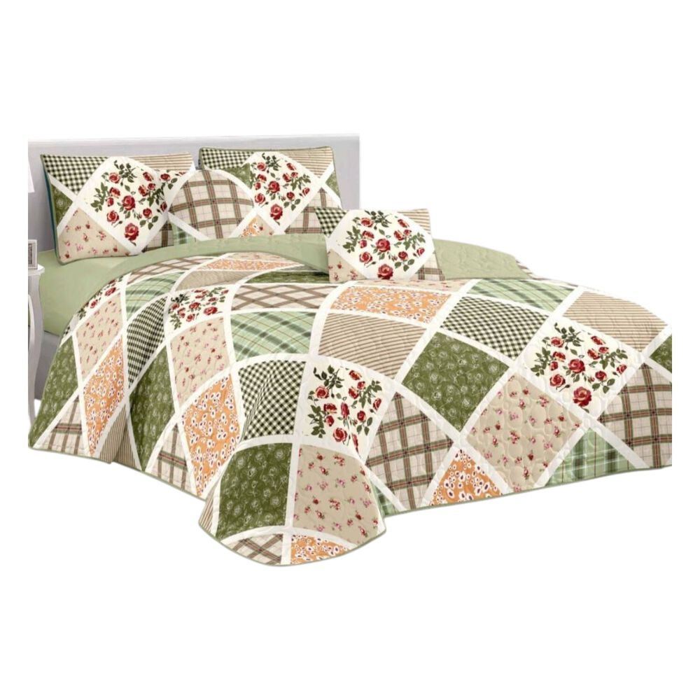 Cubrecama De Verano 1.5 Plazas Quilt + 1 Funda De Almohada Cobertor Delgado Cmv-30 image number 0.0