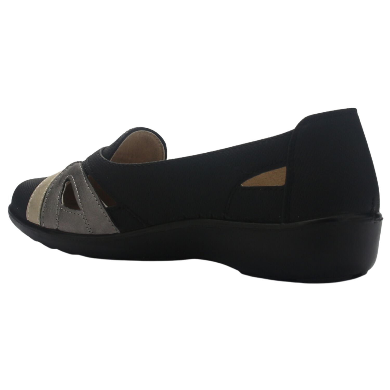 Zapato Mujer Casual Negro Dorado Chalada Deco-12 image number 3.0