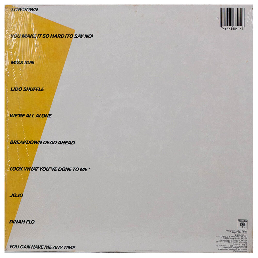 Boz Scaggs - Hits! | Vinilo Usado image number 1.0