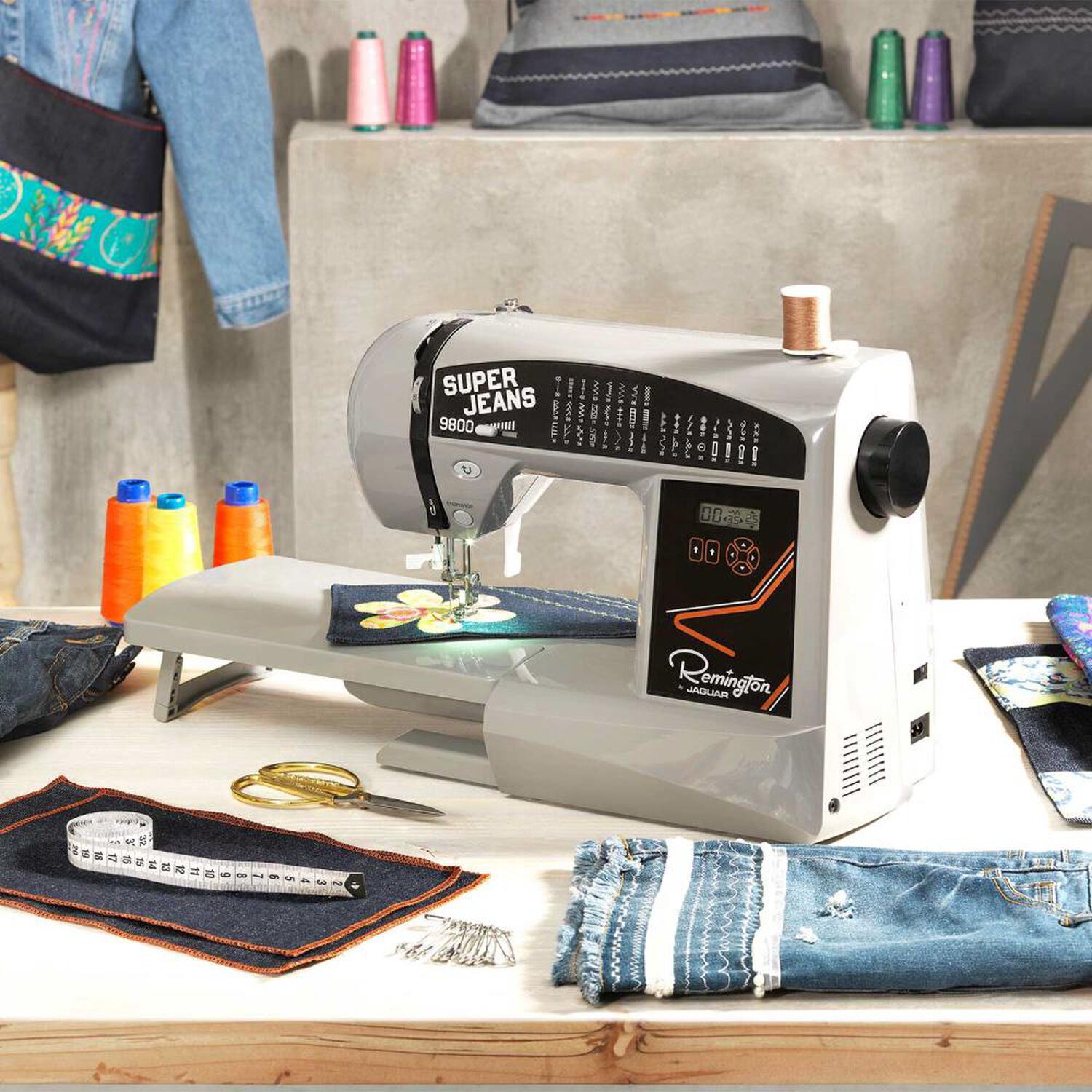 Combo Remington M&aacute;quina De Coser SJ9800 + Overlock SL3340D image number 4.0