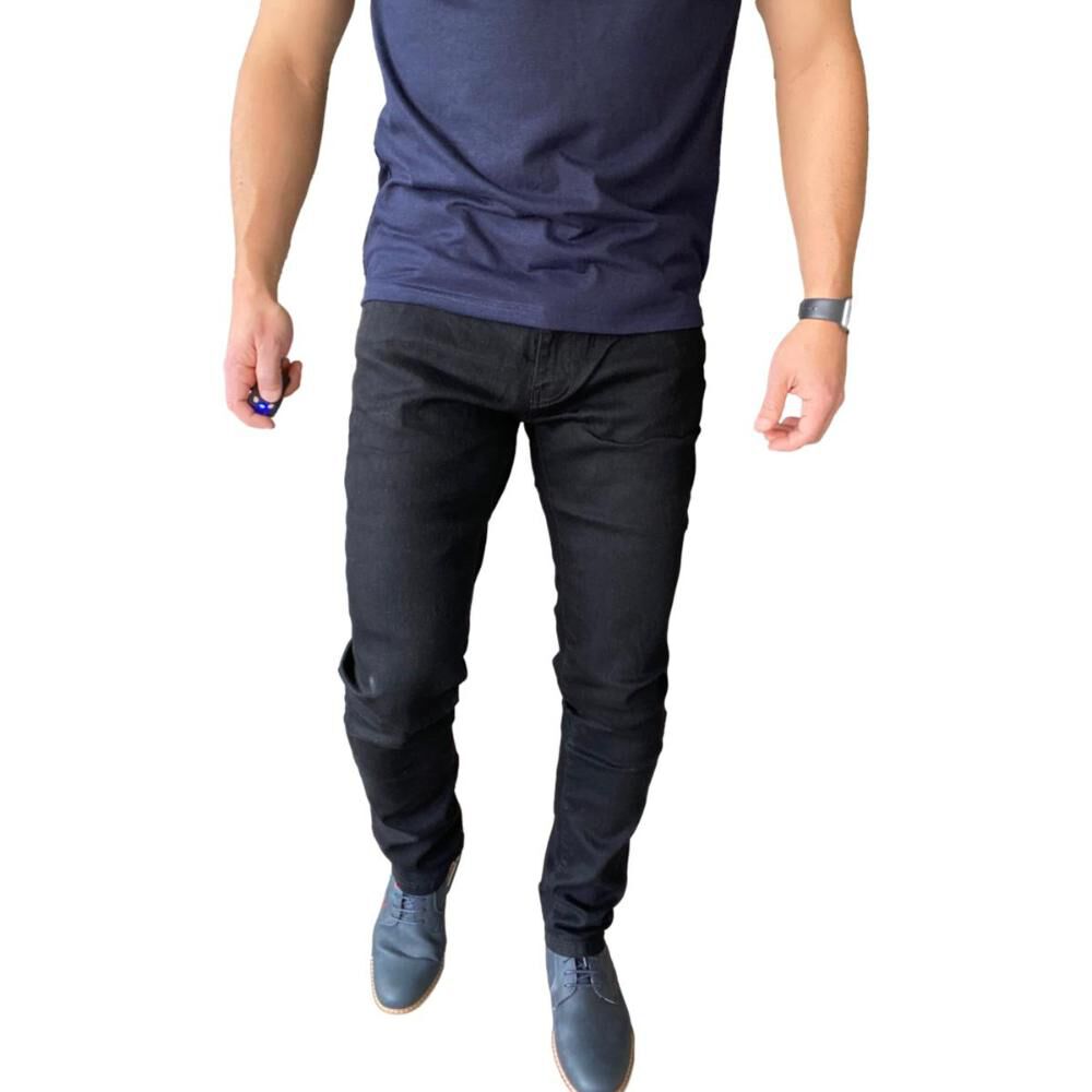 Jeans Slim Fit Negro image number 1.0