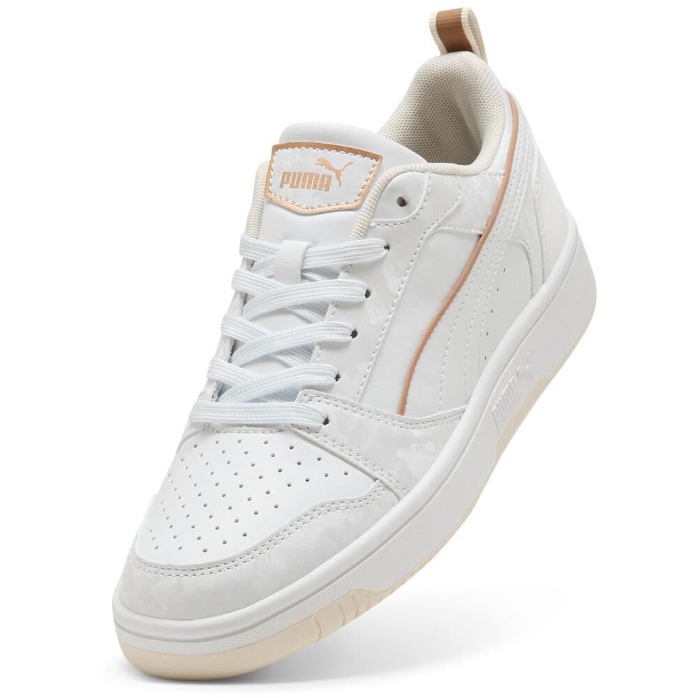 Zapatilla Urbana Mujer Puma Rebound V6 Low Dayinight Blanco image number 4.0