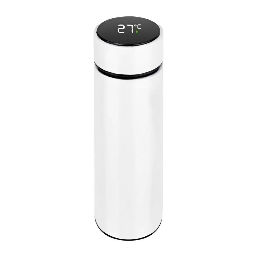 Taza Termo Inteligente Sensor Digital 500 Ml Blanco image number 0.0
