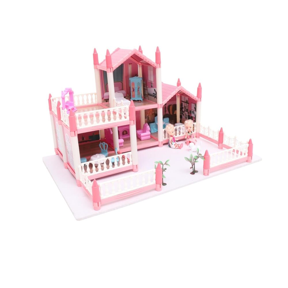 Casa Mu&ntilde;ecas Con Muebles Hermosa Juguete Ni&ntilde;as image number 1.0