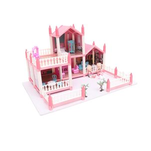 Casa Muñecas Con Muebles Hermosa Juguete Niñas