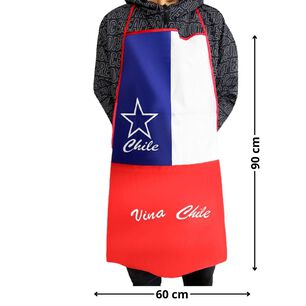 Delantal Cocina Bandera Chile Fechas Patrias