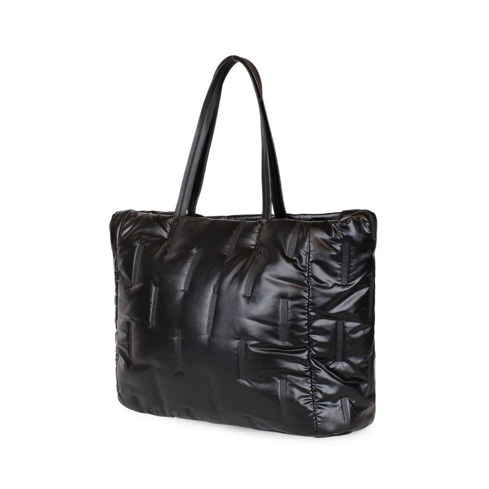 Bolso Mujer Negro Metalizado Pipertote Kenneth Cole image number 3.0