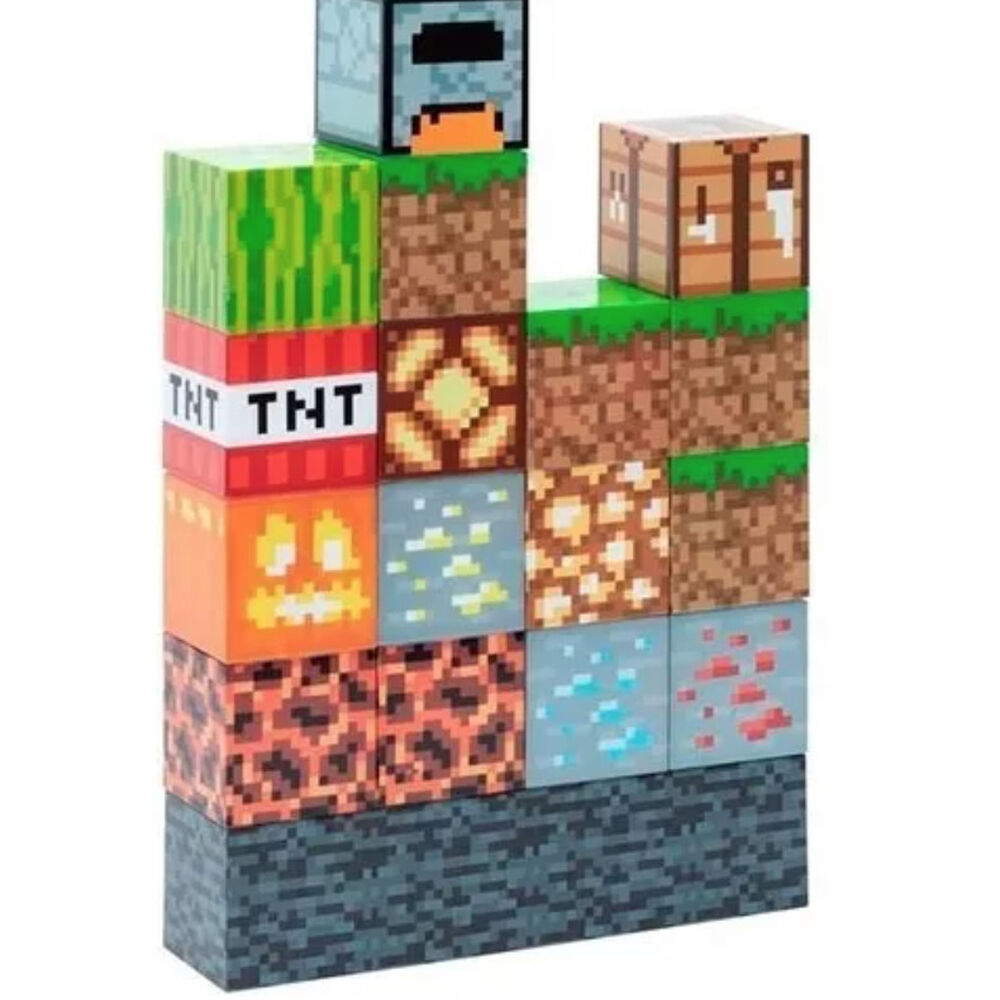 Lampara Rompecabezas Minecraft Block Building Escritorio image number 0.0