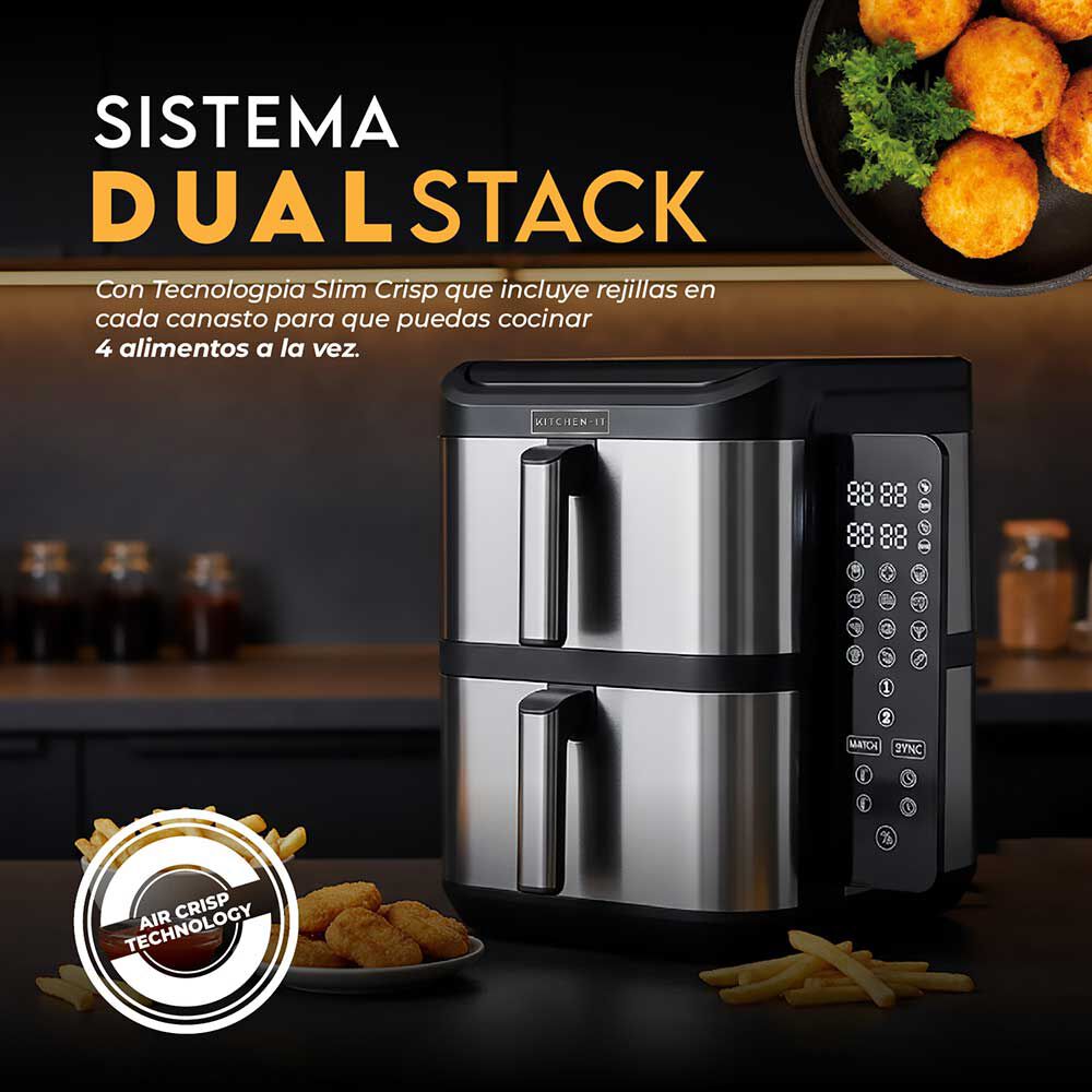 Freidora De Aire Dual Crisp Xl 10l image number 2.0