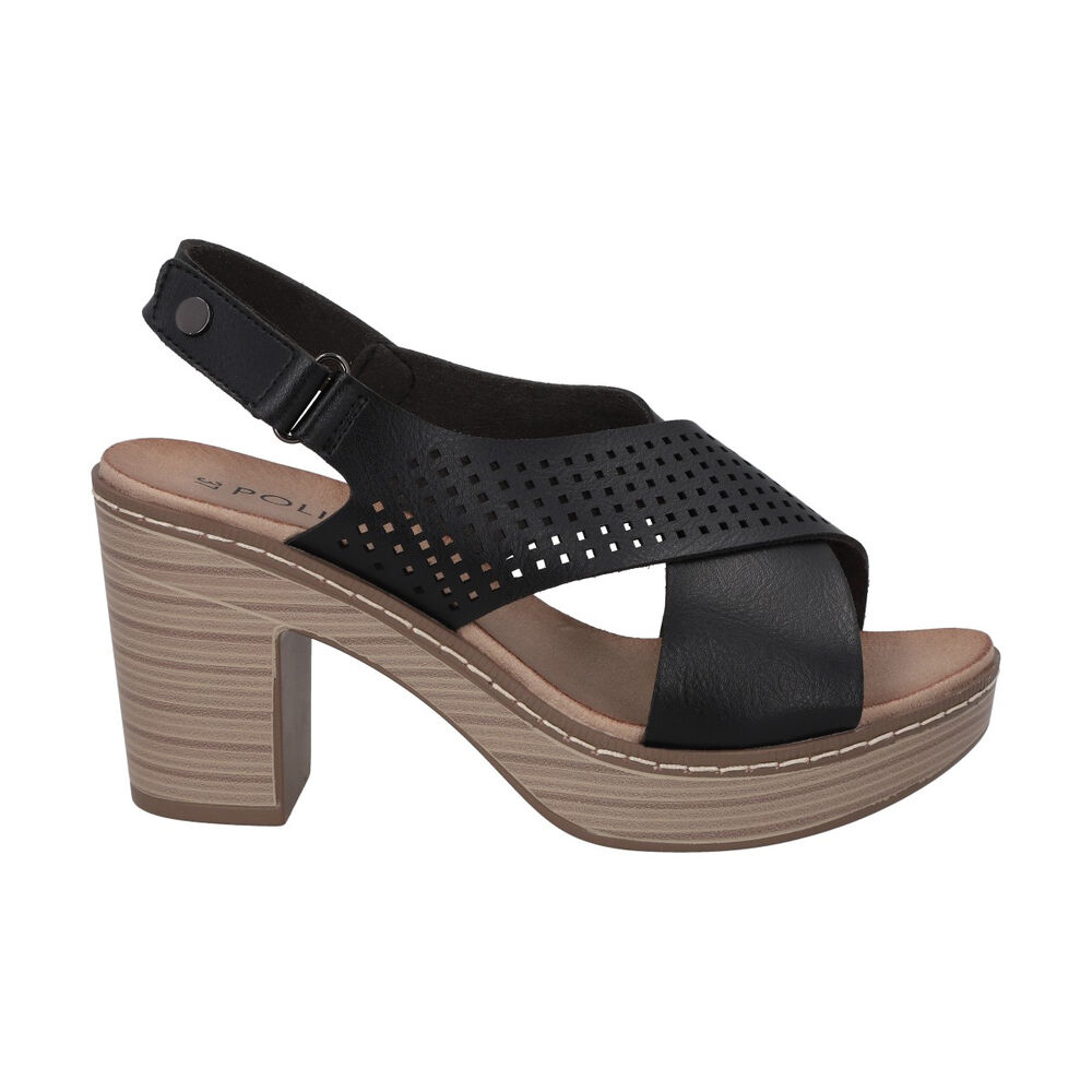 Sandalia Mujer Negro Martina 2 Police image number 0.0
