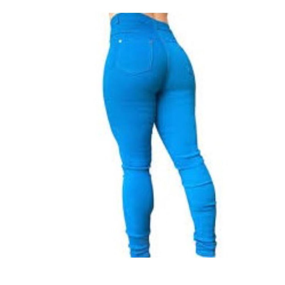 Pantalón Leggins Tipo Jeans Elástico De Mujer (colores) image number 2.0