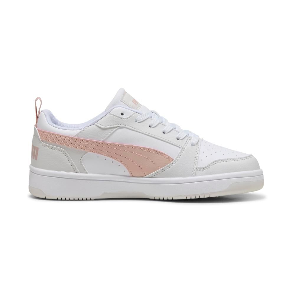 Zapatilla Urbana Mujer Puma Rebound V6 Low Wns Rosado image number 3.0