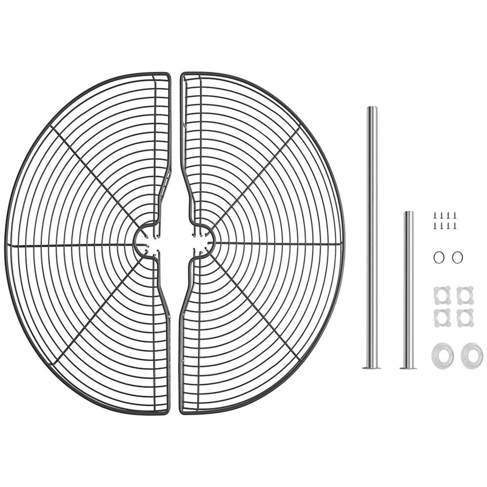 Rotonda Media Luna Puerta 450 Mm Antracita image number 0.0