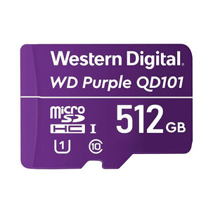Tarjeta De Memoria Microsd 512gb Wd Purple Sdxc Clase 10 4k