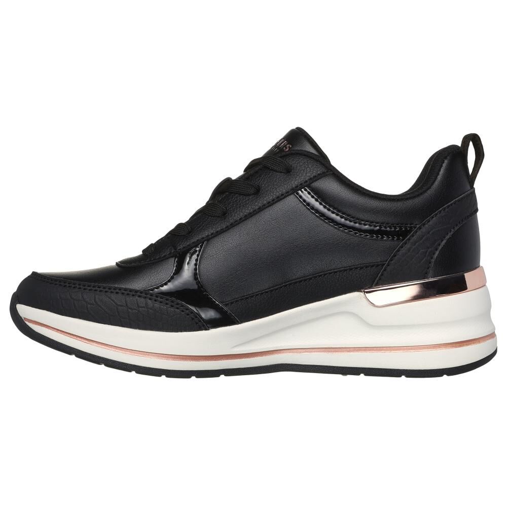 Zapatilla Urbana Mujer Skechers Billion 2 - Fine Shine Negro image number 2.0